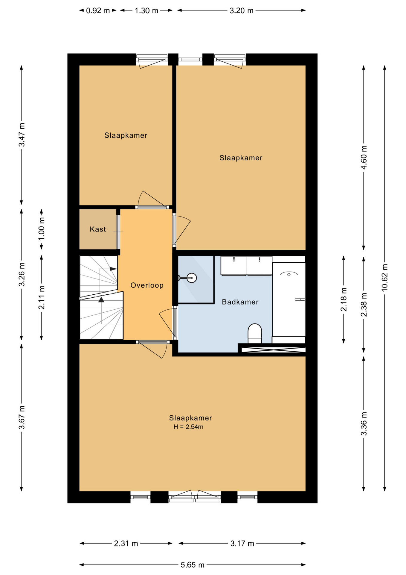 Assumburg 64 - 8226 RB - lelystad-plattegrond-2